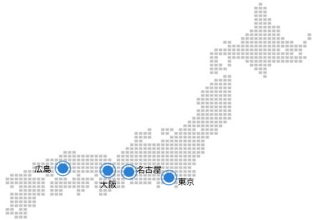 SP用日本地図